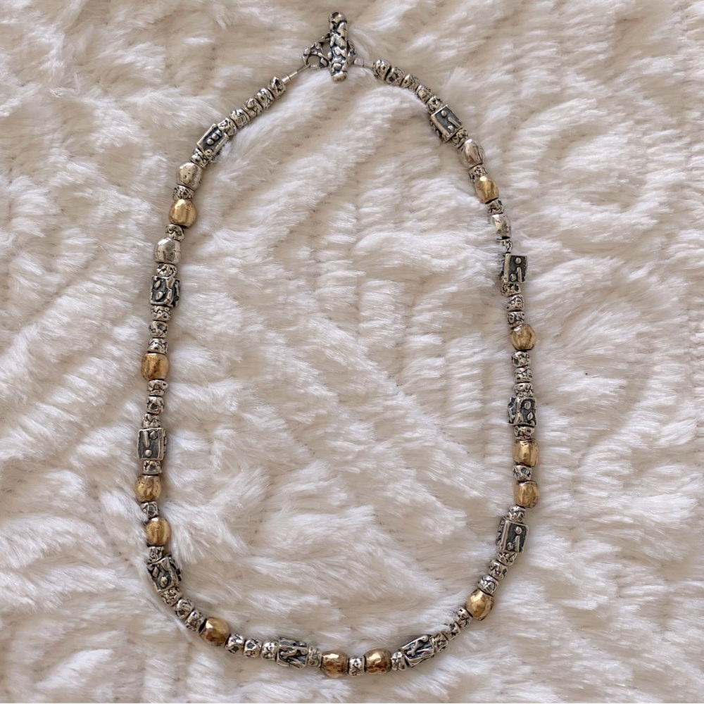 Claireworks  All Dressed Up Silver/Gold  necklace